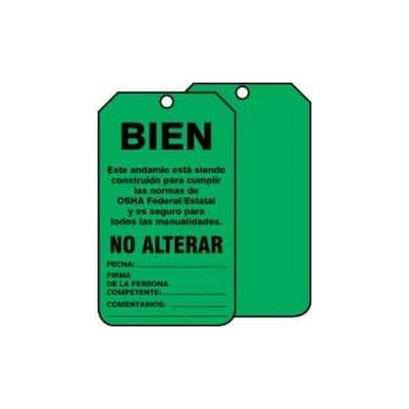 Accuform Adhesive Dura-Poly, 3 in Width, 0.025 in Height, , 5 PK SHTSS103PTM